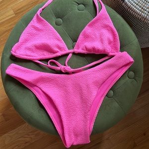 Monday Swim pink set